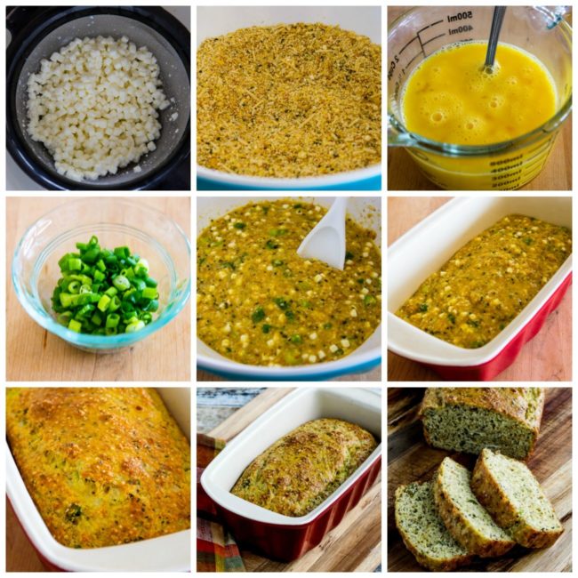 collage photo for Low-Carb Gluten-Free Almond Flour Savory Bread