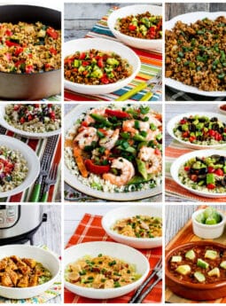 Low-Carb Dinners Using Frozen Cauliflower Rice