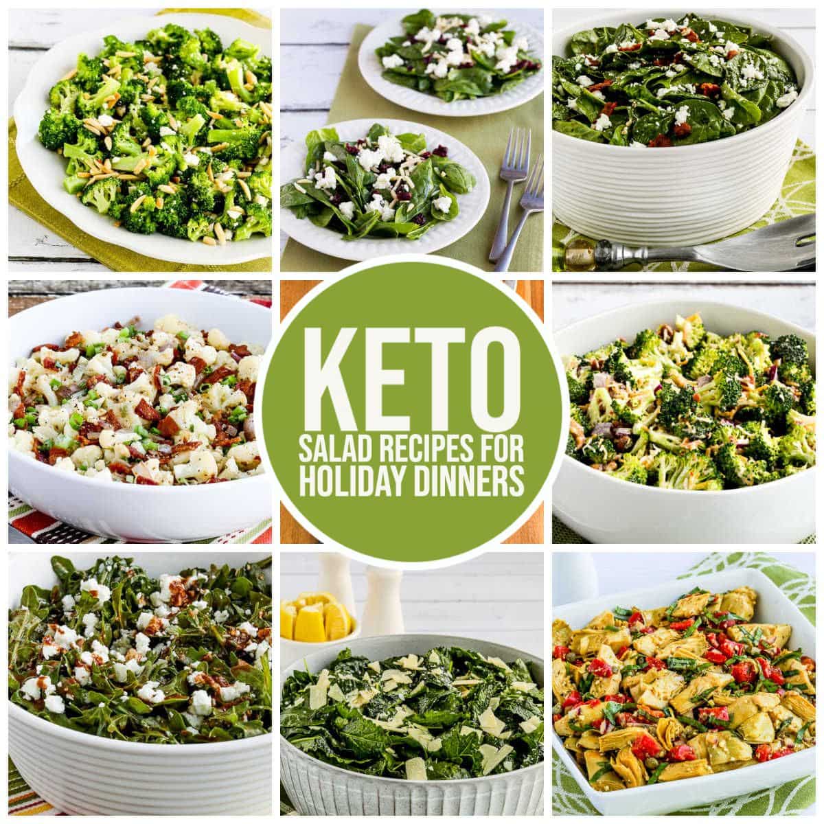 Keto Salad Recipes for Holiday Dinners – Kalyn's Kitchen