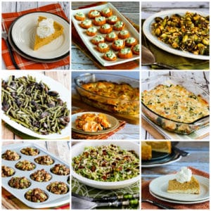 Top Ten Healthy Thanksgiving Recipes collage of featured recipes