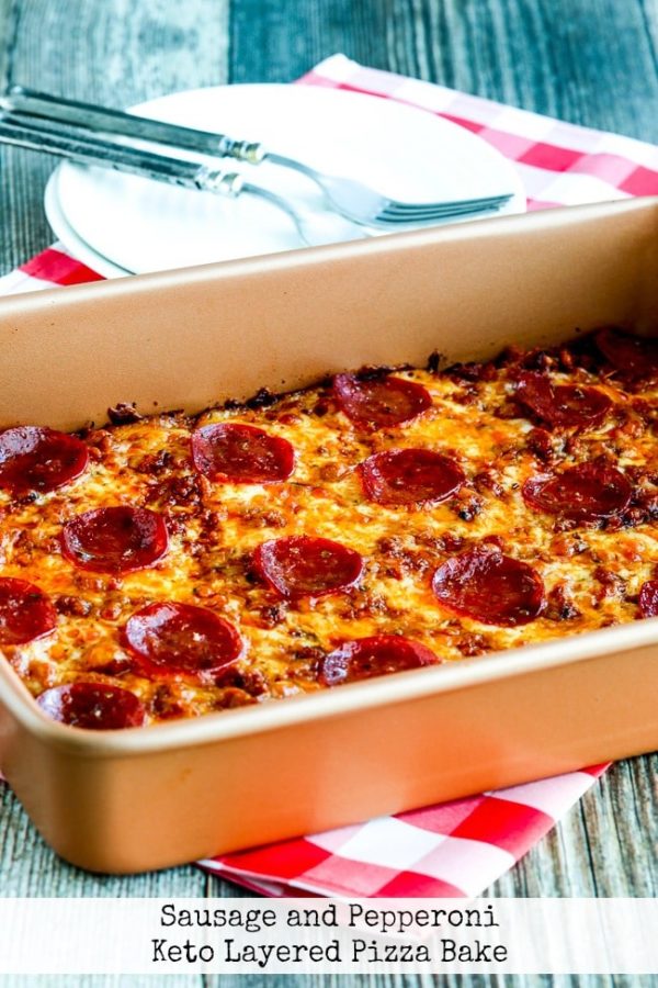 Sausage and Pepperoni Layered Pizza Bake (Video) Kalyn's Kitchen