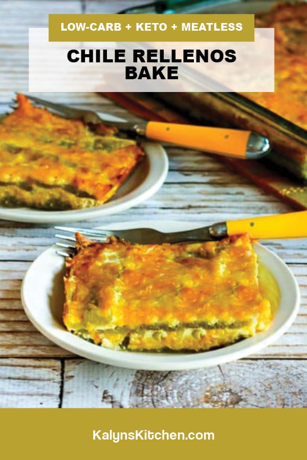 Pinterest image of Chile Rellenos Bake