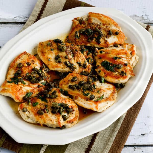 Chicken Piccata with Fried Capers Kalyn's Kitchen