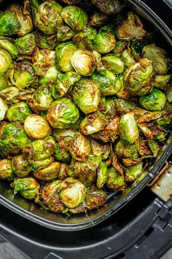 Crispy Air Fryer Brussels Sprouts from Home Made Interest