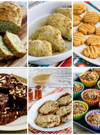 Low-Carb and Keto Almond Flour Recipes collage of featured recipes
