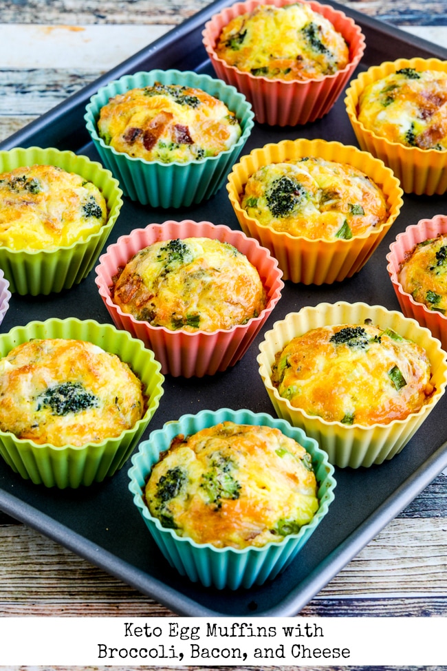 Keto Egg Muffins with Broccoli, Bacon, and Cheese (Video) Kalyn's Kitchen