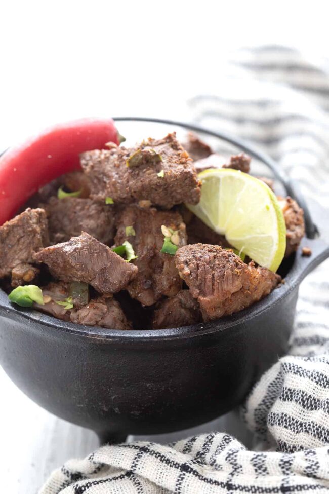 Chili Lime Air Fryer Steak Bites from All Day I Dream About Food