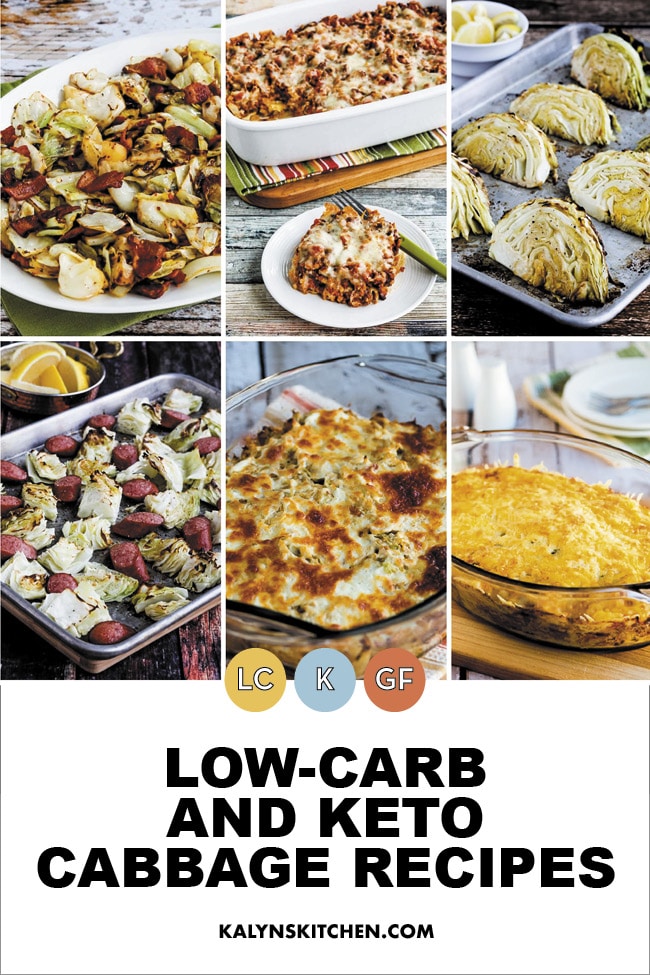 Low Carb and Keto Cabbage Recipes Pinterest Image