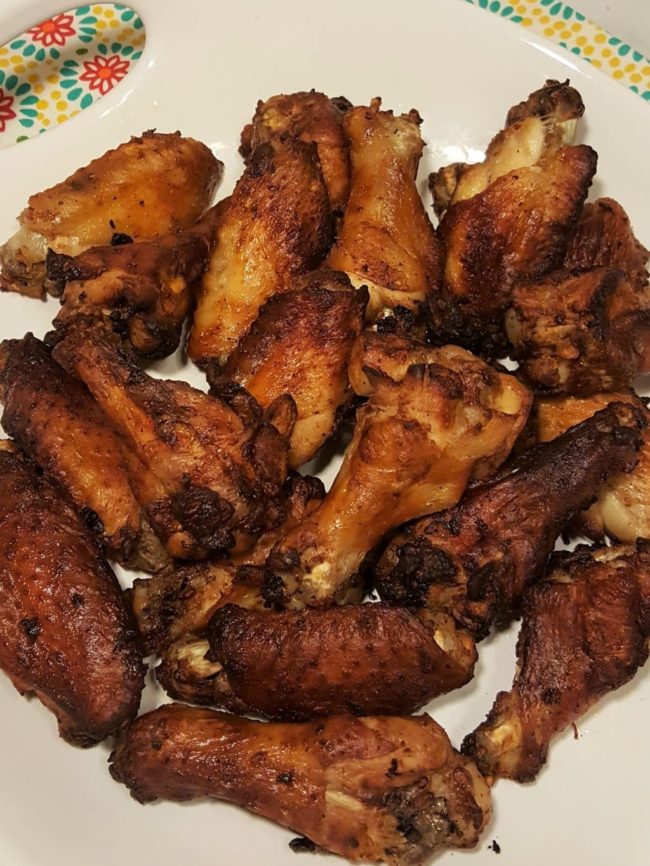 Air Fryer Garlic Ranch Wings from This Old Gal