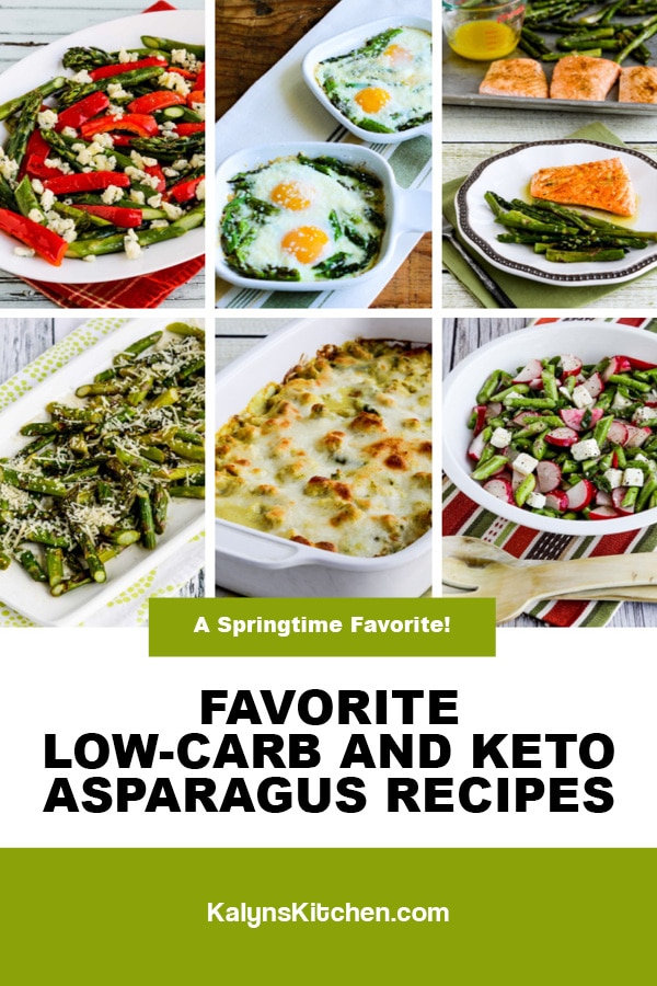 Pinterest image of Favorite Low-Carb and Keto Asparagus Recipes