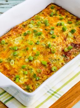 Green Chile and Cheese Keto Breakfast Casserole