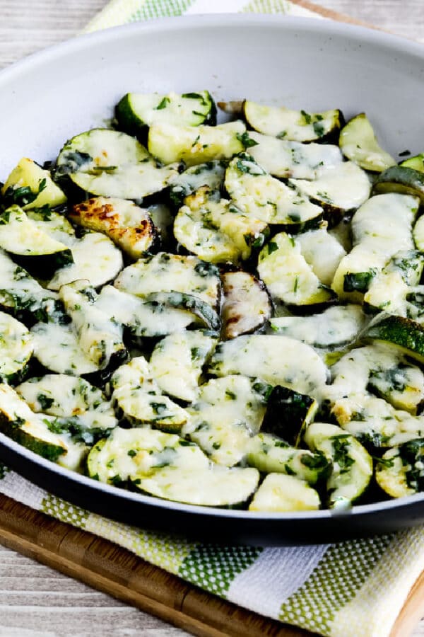 Cheesy Zucchini with Garlic and Parsley Kalyn's Kitchen