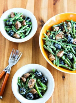 Green Bean Salad with Sausage and Olives