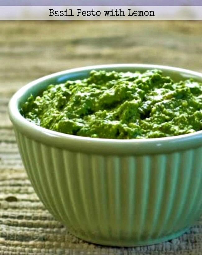 Basil Pesto with LemonBasil Pesto with Lemon