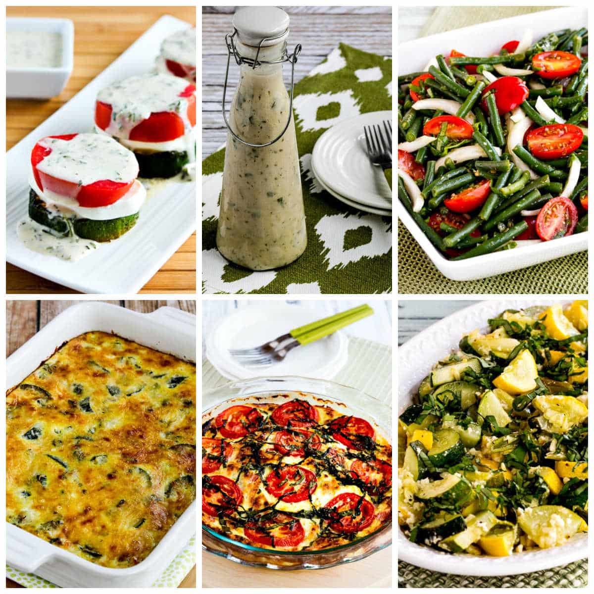 Cooking with Fresh Basil collage of featured recipes