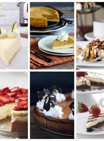 Low-Carb and Keto Cheesecake Recipes collage of featured recipes
