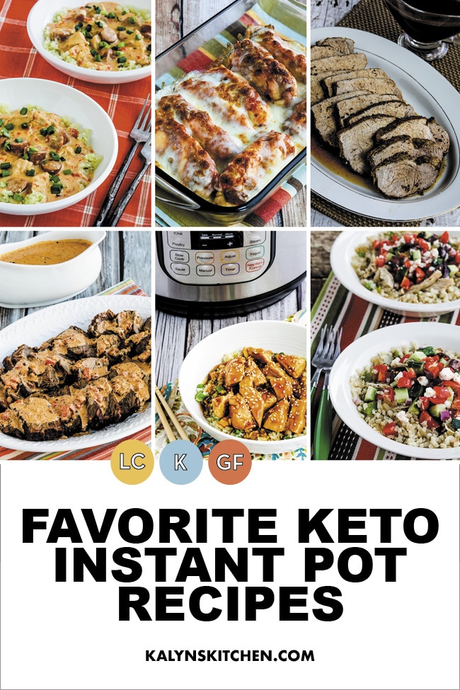 Pinterest image of Favorite Keto Instant Pot Recipes