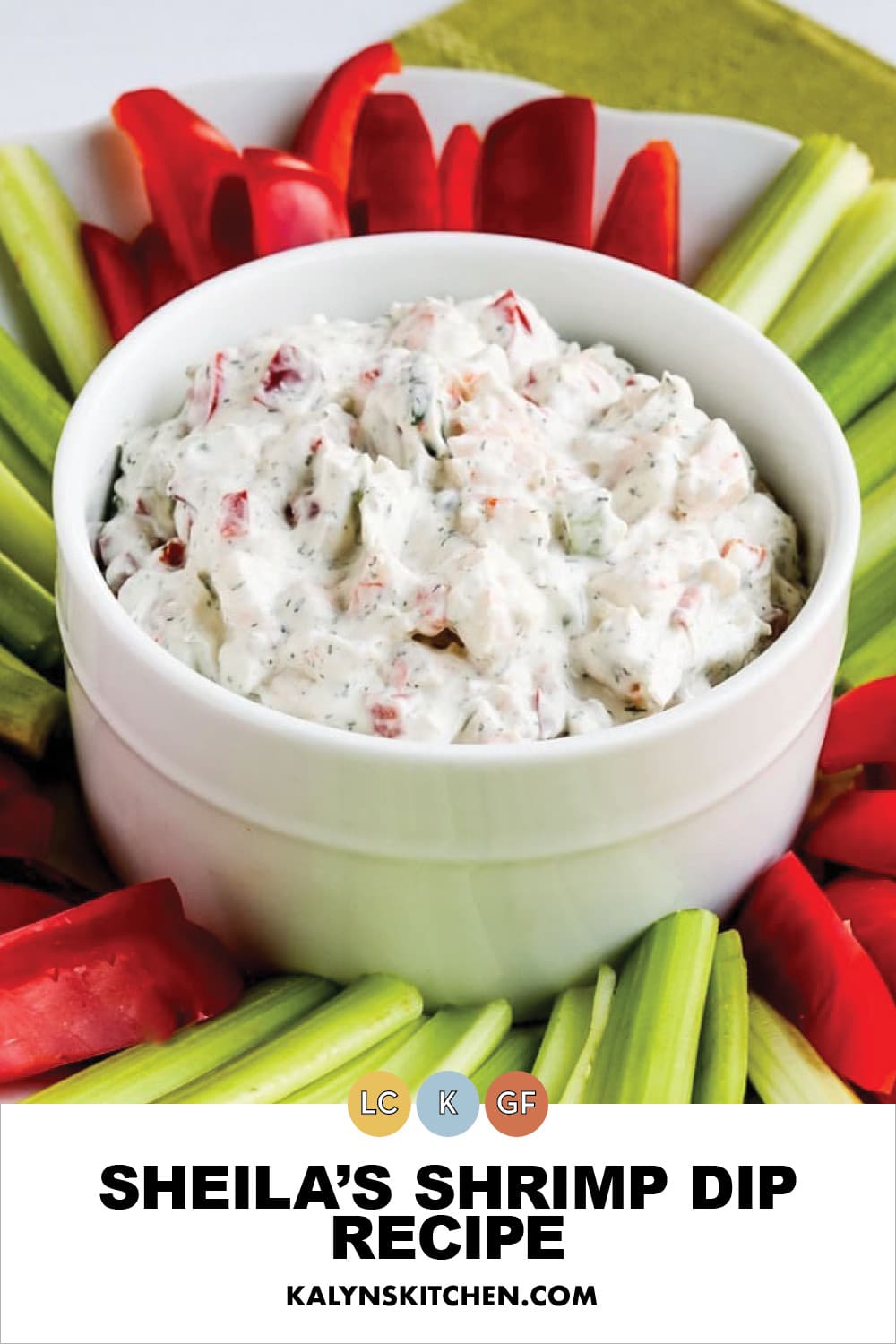 Pinterest image of Sheila's Shrimp Dip Recipe