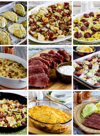Low-Carb and Keto Irish-Inspired Recipes For St. Patrick's Day collage of featured recipes