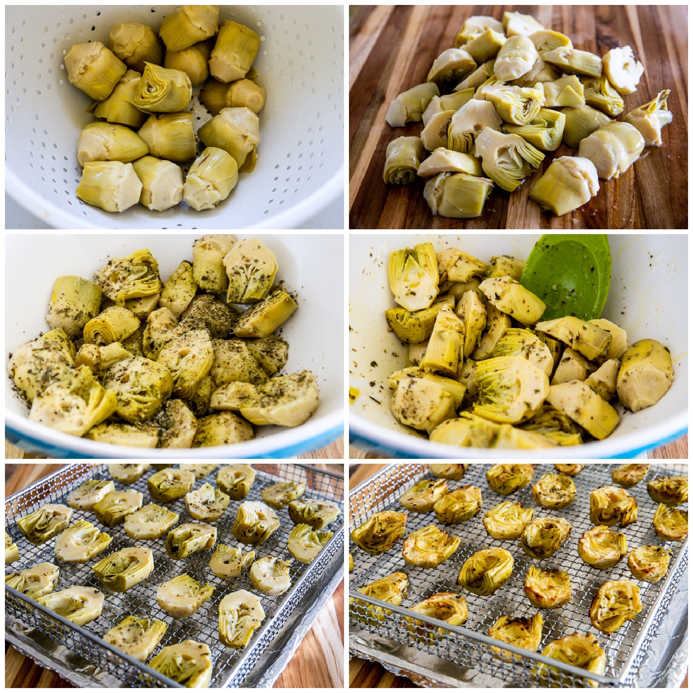 Air Fryer Artichoke Hearts Kalyn's Kitchen