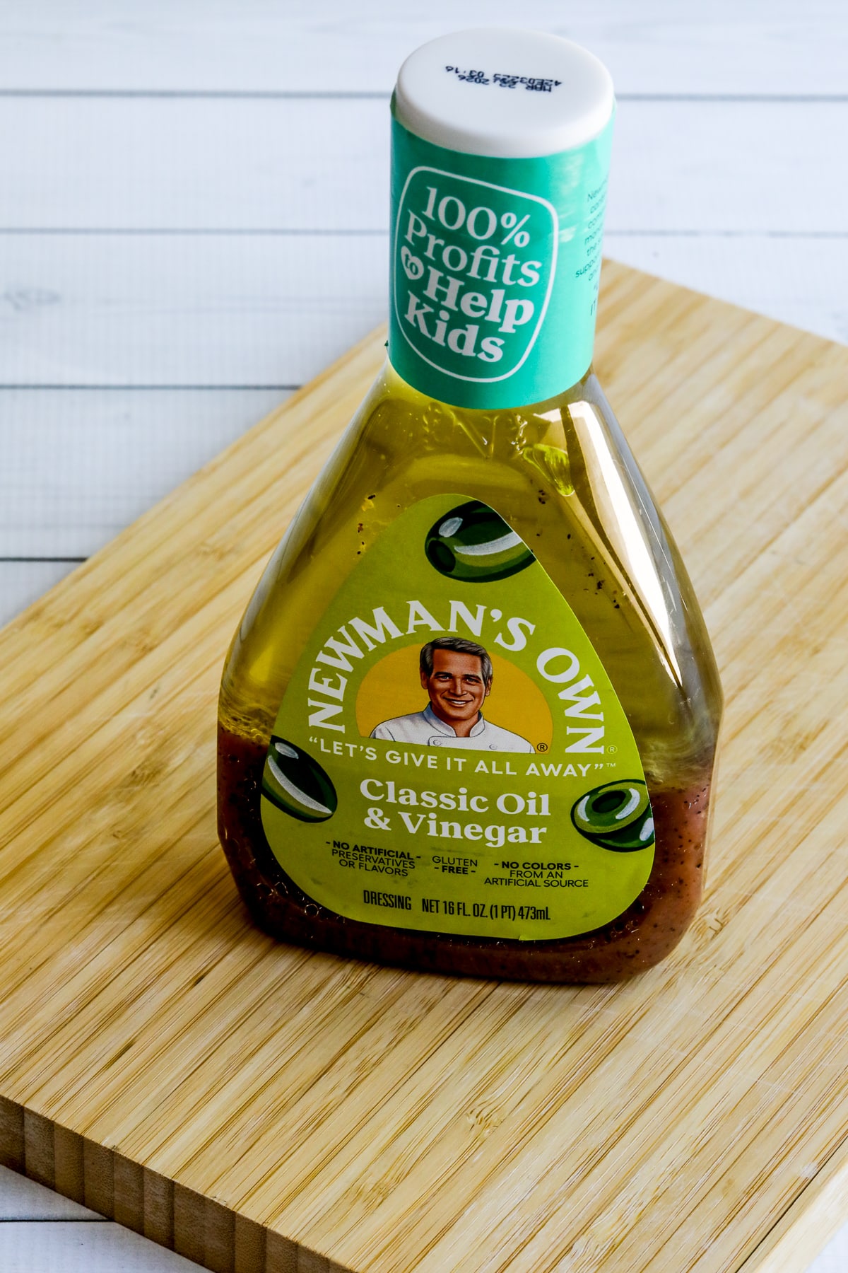 Product photo for Newman's Own Classic Oil and Vinegar Dressing.