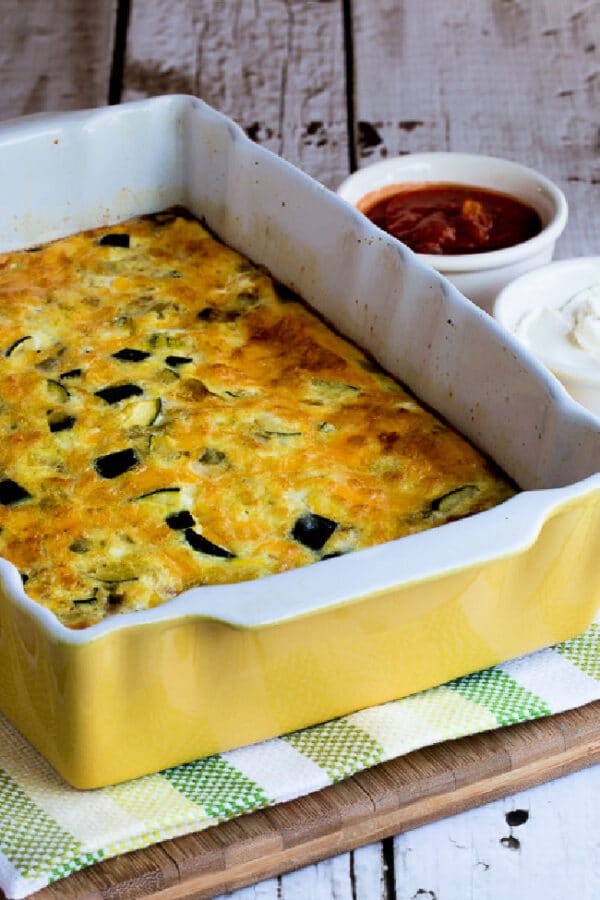 Zucchini Breakfast Casserole with Green Chiles Kalyn's Kitchen