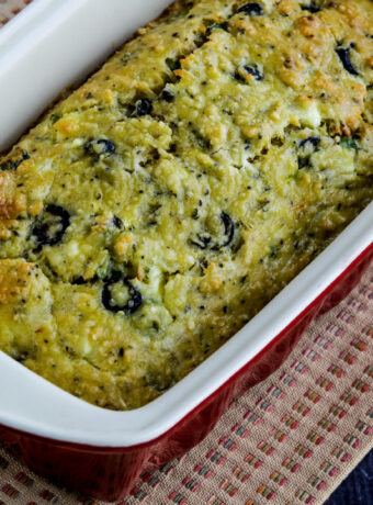 Olive Bread in baking dish, square thumbnail image