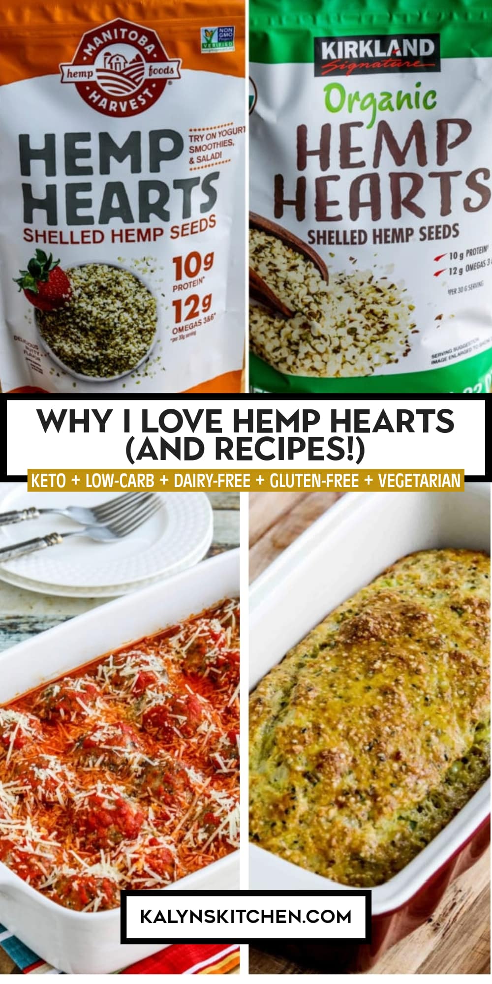 Pinterest image of Why I love Hemp Hearts (and recipes!)