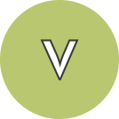 V (Vegetarian) Icon