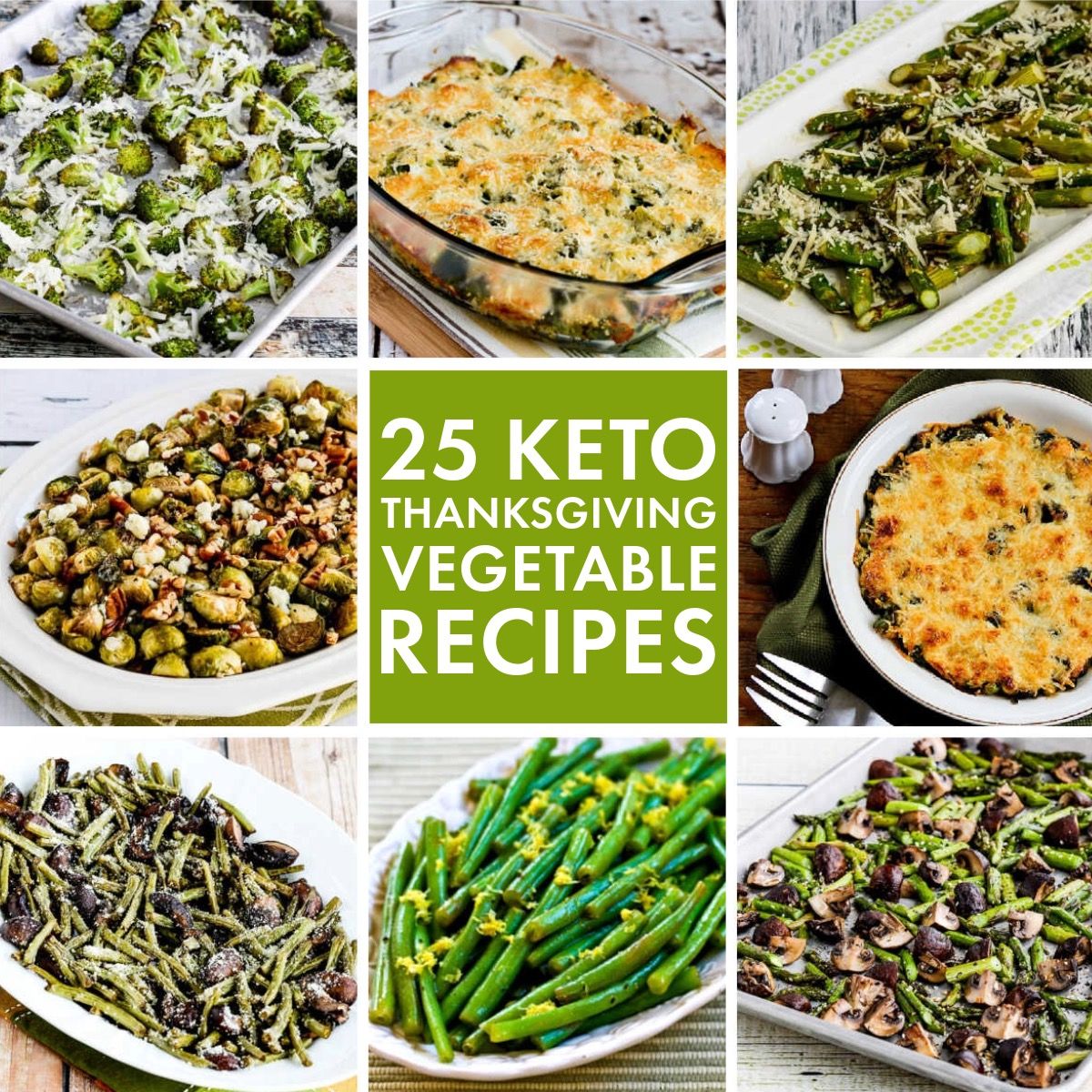 25 KETO THANKSGIVING VEGETABLE RECIPES 2 