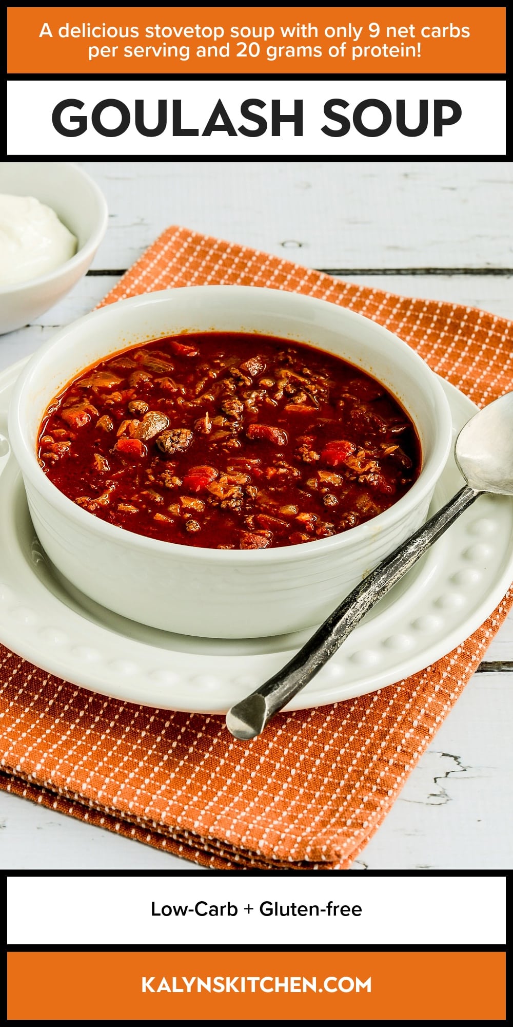 Pinterest image of Goulash Soup