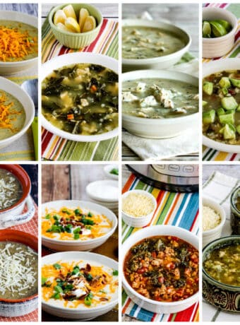 Keto Cauliflower Soup Recipes collage showing featured recipes.
