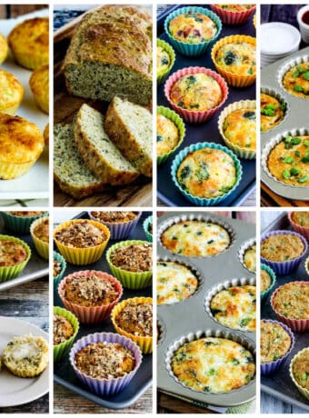 Grab-and-Go Breakfast Ideas (to Make Ahead) collage showing featured recipes.