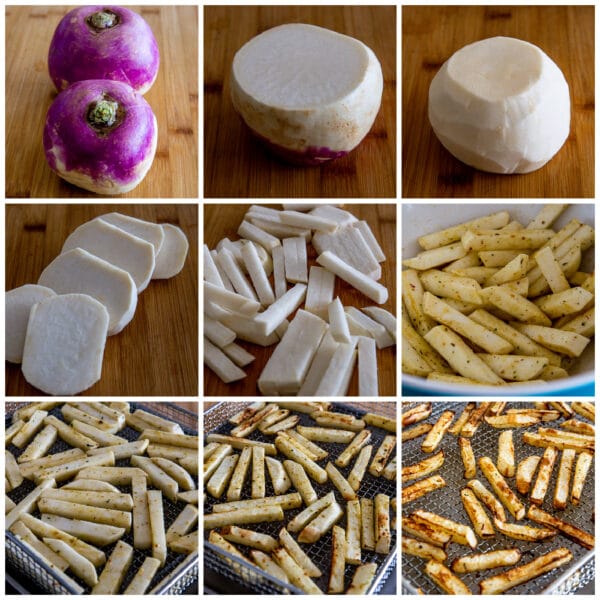 Air Fryer Turnip Fries Kalyn's Kitchen