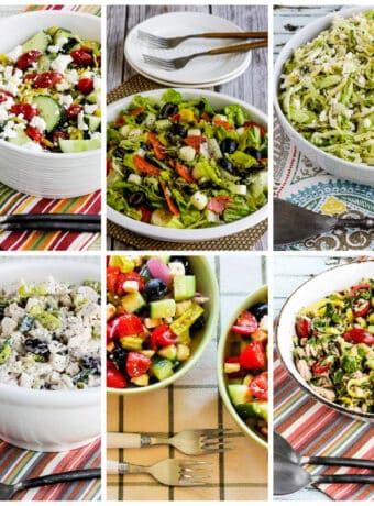 Peperoncini Salad Recipes Collage showing featured recipes.