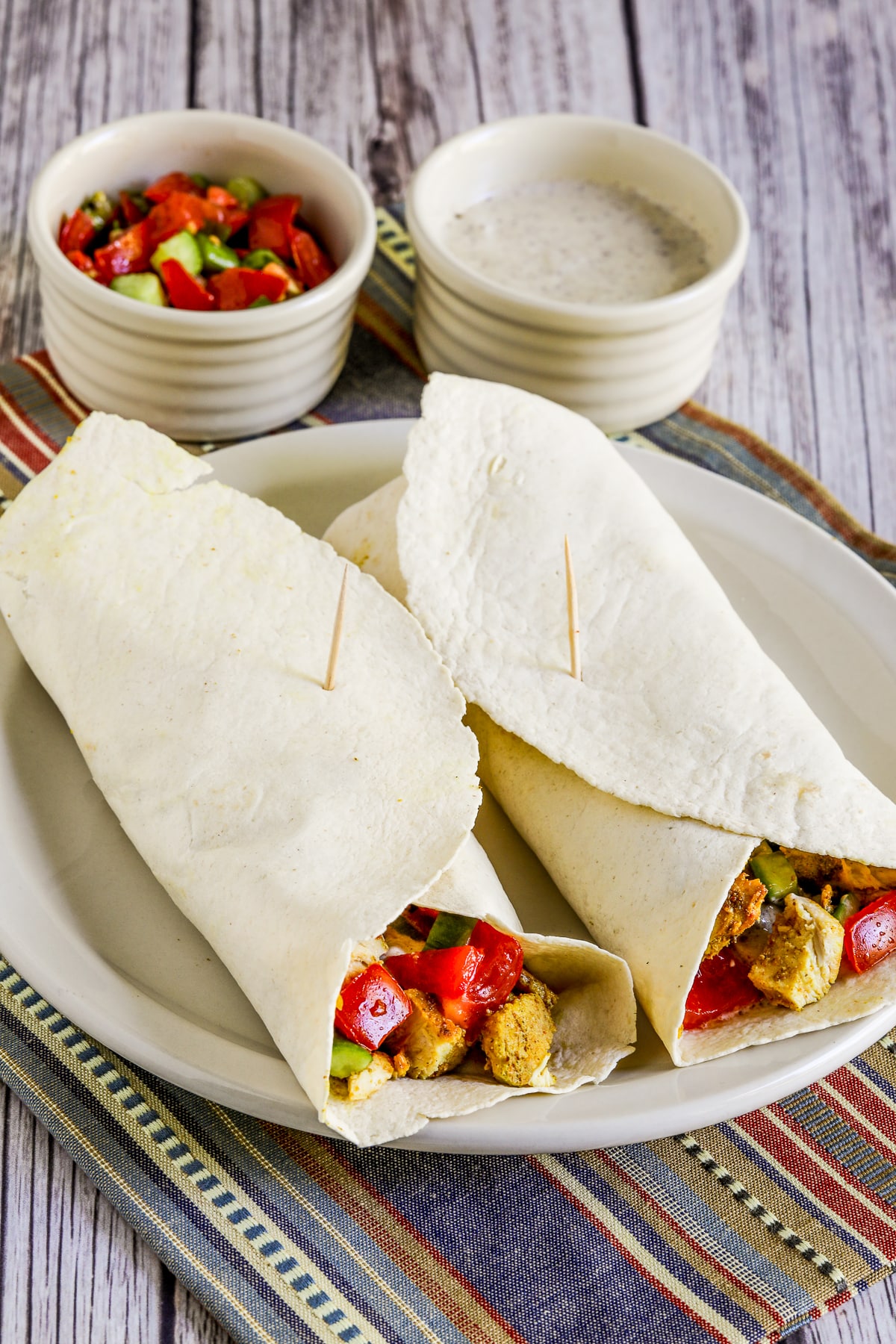 Low Carb Lettuce Wrap Fajita Burrito - An Easy Keto Lunch!