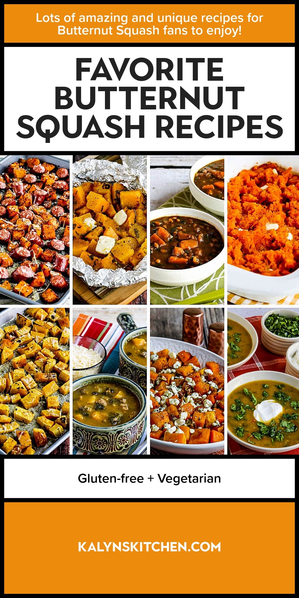 Pinterest image of Favorite Butternut Squash Recipes