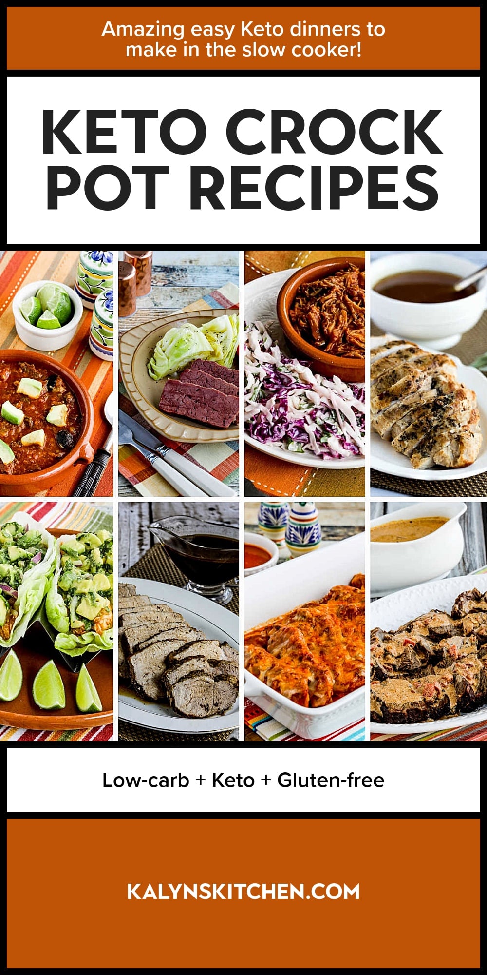 Pinterest image of Keto Crock Pot Recipes