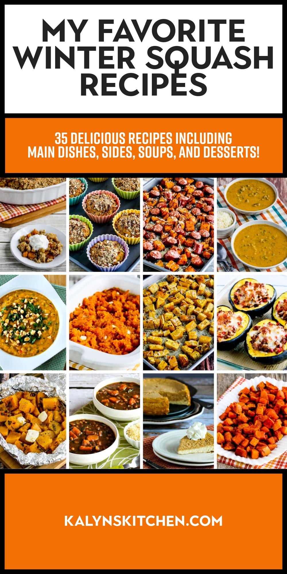 Pinterest image of My Favorite Winter Squash Recipes