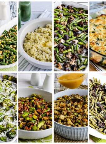 Collage of Thanksgiving Side Dish Recipes showing featured recipes.