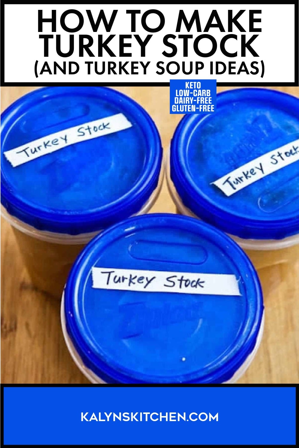 Pinterest image of How to Make Turkey Stock