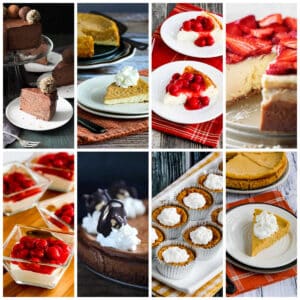 Amazing Keto Cheesecake Recipes collage photo showing featured recipes.