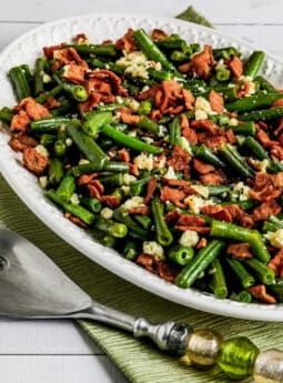 Instant Pot Green Beans with Bacon and Gorgonzola