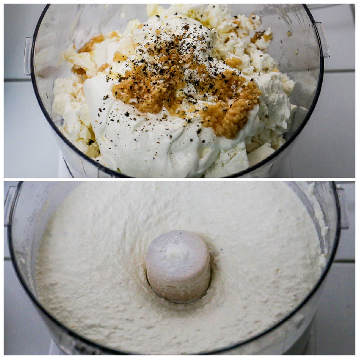 Whipped Feta Dip with Sumac in food processor