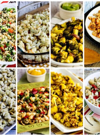 Flavorful Roasted Cauliflower Recipes collage showing featured recipes.