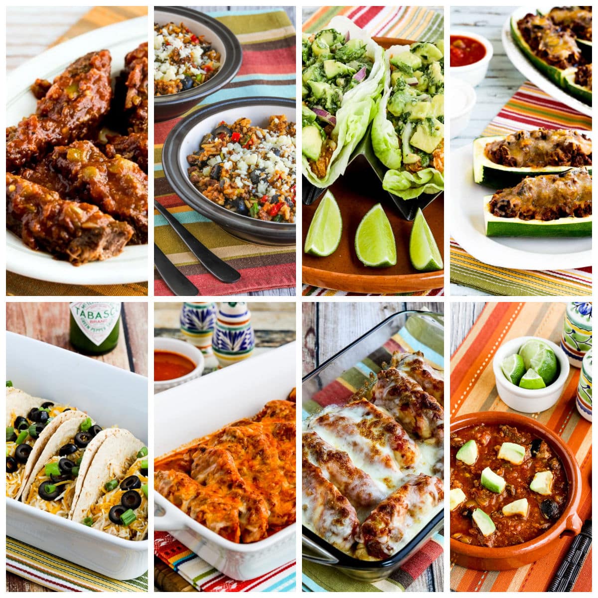 Pace Picante Sauce Recipes collage showing featured recipes.