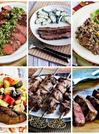 Amazing Keto Steak Recipes collage showing featured recipes.