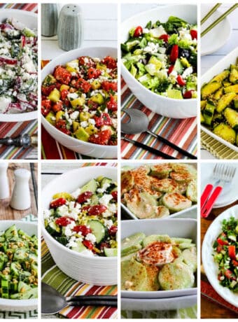 Amazing Cucumber Salad Recipes collage photo showing featured recipes.