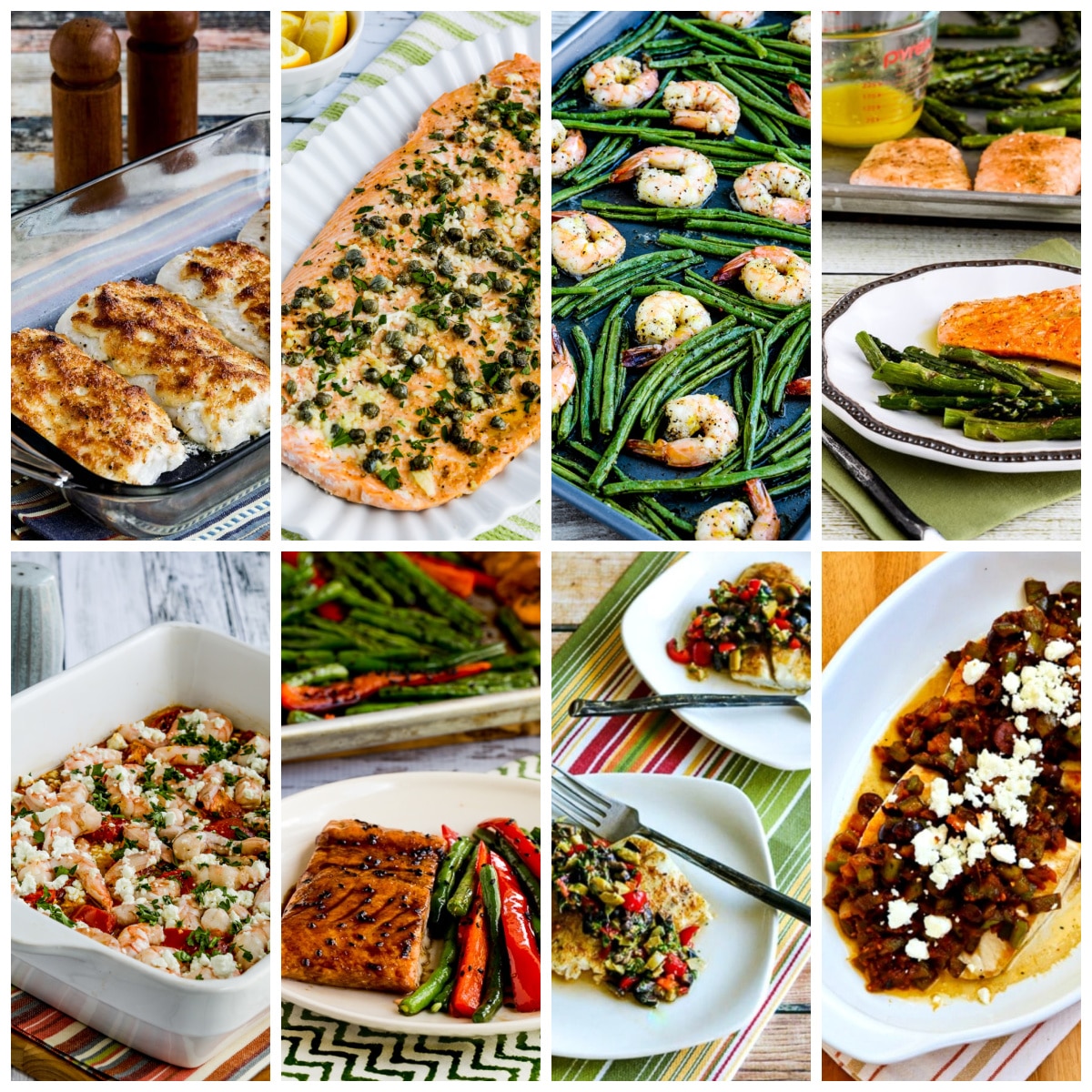 Easy Baked Fish Recipes collage showing featured recipes.