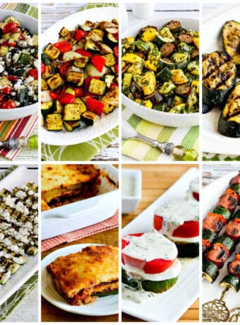 Amazing Grilled Zucchini Recipes collage showing featured recipes.
